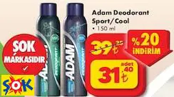 ADAM DEODORANT SPORT/COOL